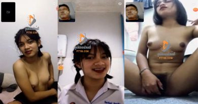 คลิปสาวอาชีวะขี้เงี่ยนเปิดกล้องคอลเสียวเบ็ดหีคาชุดนักศึกษานมใหญ่หีฟิตน่าเย็ด