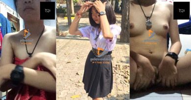 คลิปโป้นักเรียนมัธยมรับงานคอลเสียว ปิดหน้าไว้แต่จำนาฬิกากับสร้อยคอได้