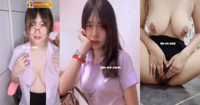 น้องแตงกวานักศึกษานมใหญ่ตั้งกล้องรับงาน แหกหีโชว์ล้วงจนน้ำแตกคามือ